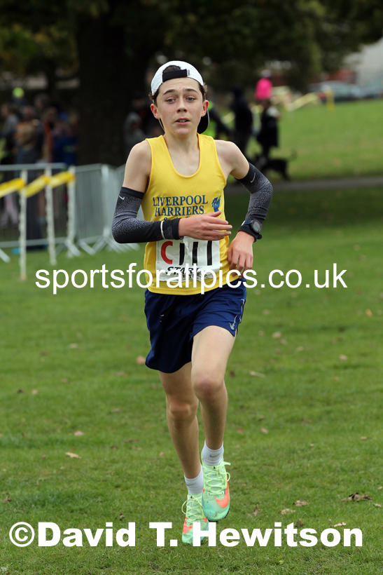 Boys under-15s Northern Cross Country Relays, Graves Park, Sheffield. Photo: David T. Hewitson/Sports for All Pics
